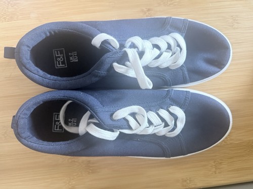 Tesco womens navy canvas - f&f,