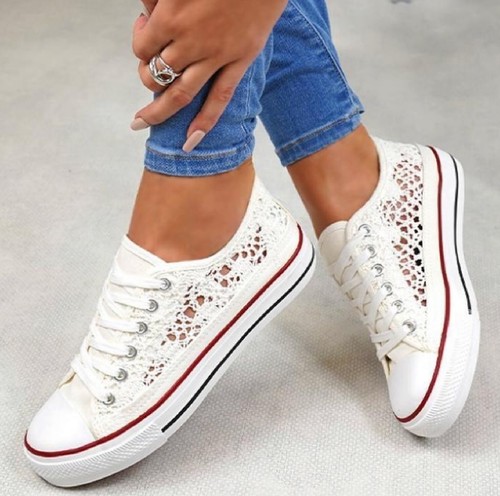 Ladies womens flat - womens, canvas
