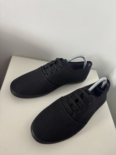 Black flat dance shoes - flat,