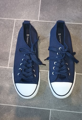 Ladies papaya plimsolls size - papaya, (size