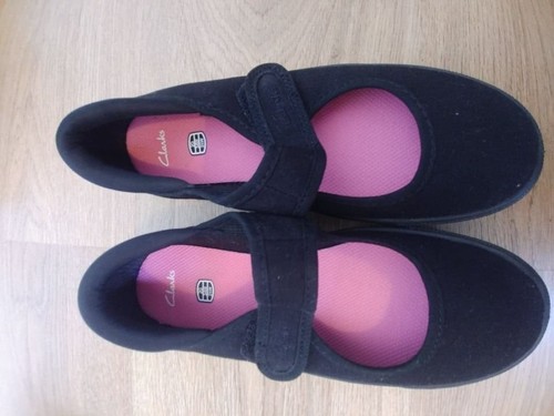 Plimsolls girls size clarks - plimsolls,