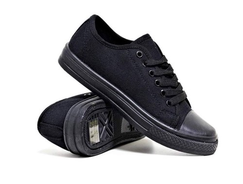 Adults canvas shoes black - adults,