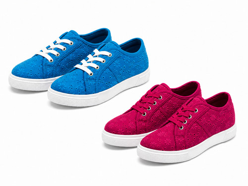 Girls canvas school shoes - girls,